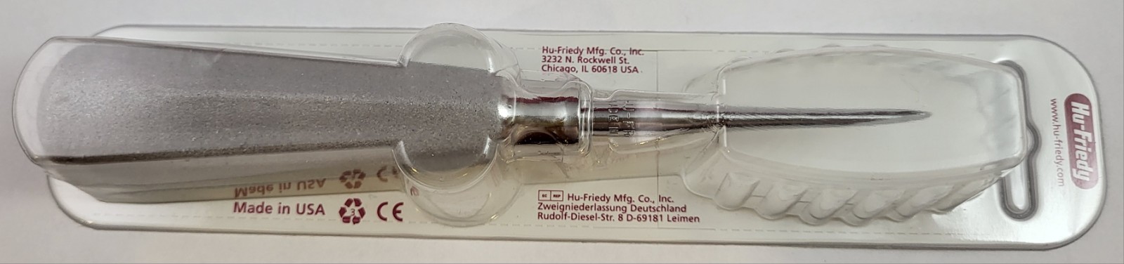 Hu-Friedy EL3S Luxating Elevator 3mm Straight Dental Instrument