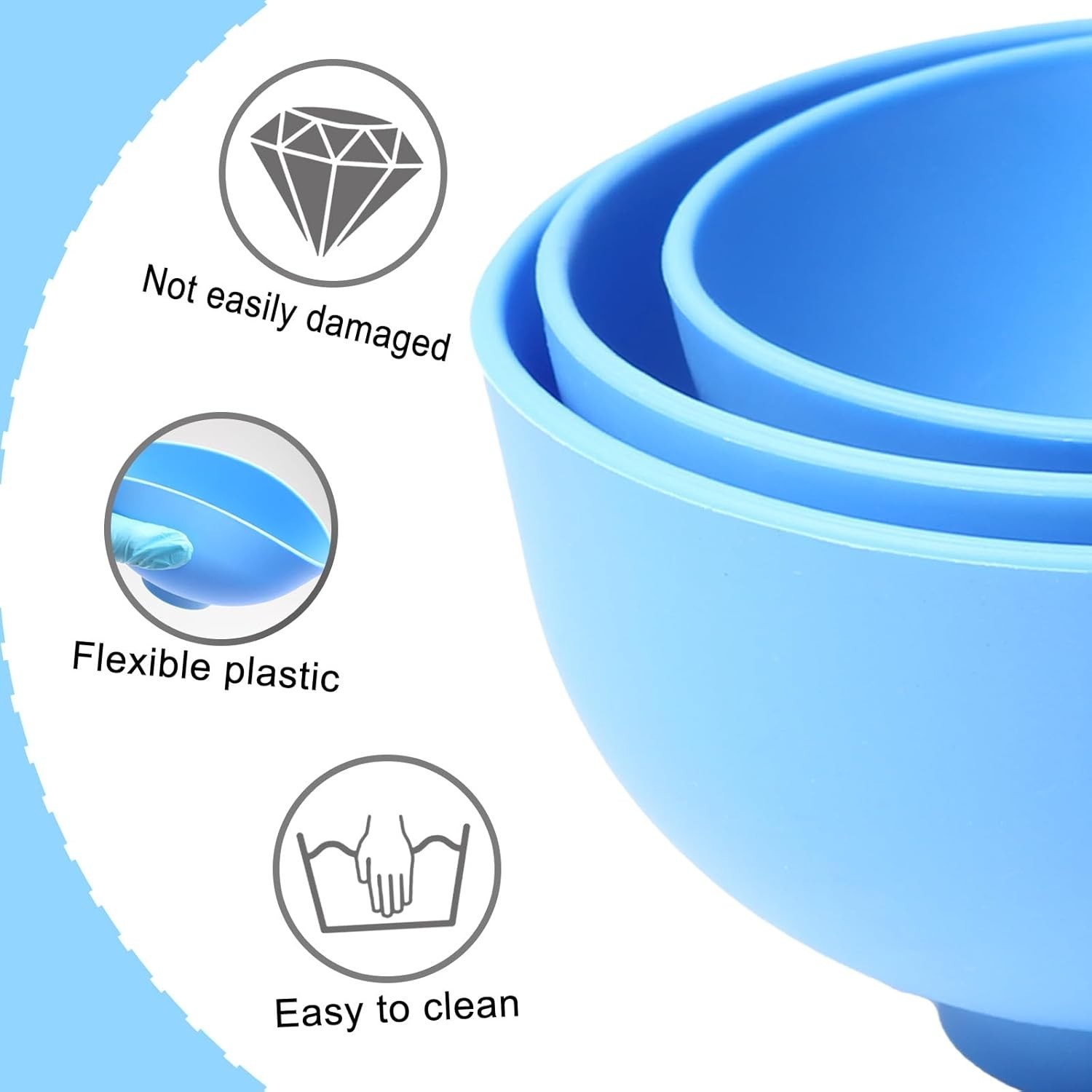 Versatile Dental Lab Mixing Bowl & Spatula Set – Perfect for Alginate & Plaster