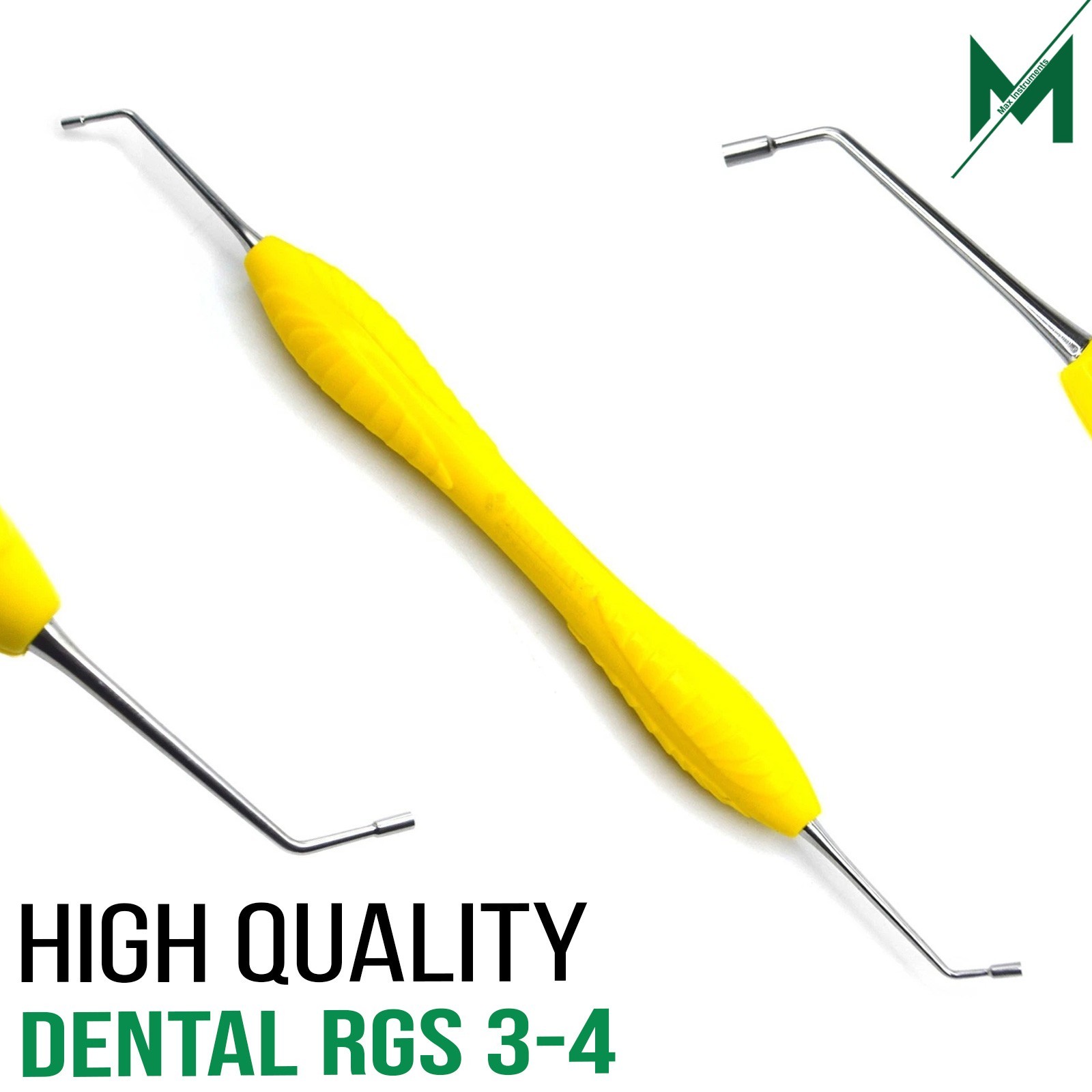 Dental Instrument RGS 3-4 Silicone Handle Depth Dimensions for Restoration