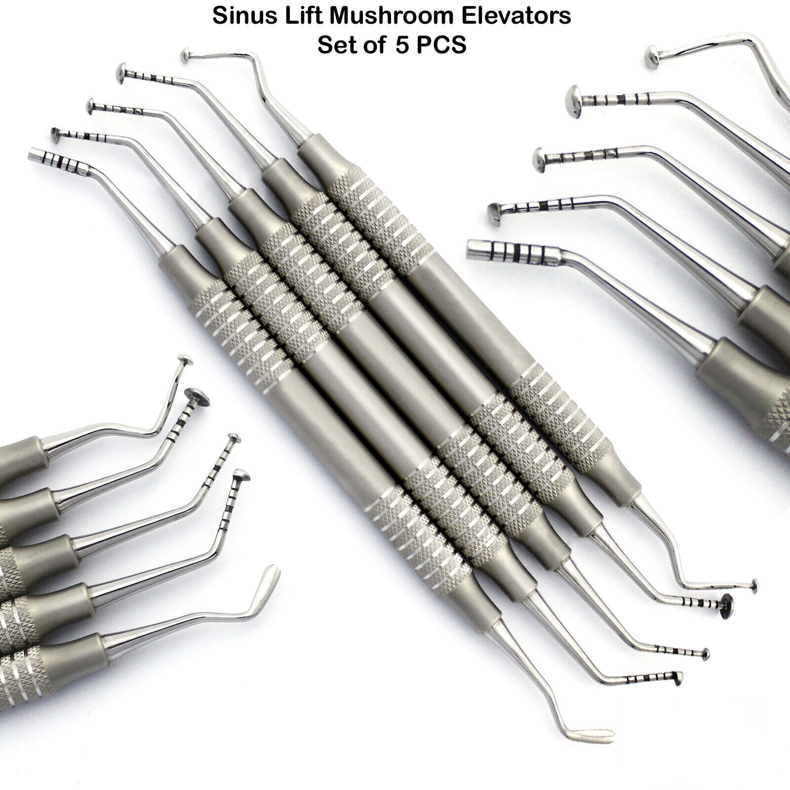 Dental Mushroom Elevators Sinus Lift Implant Oral Surgery Graft Periosteal Set