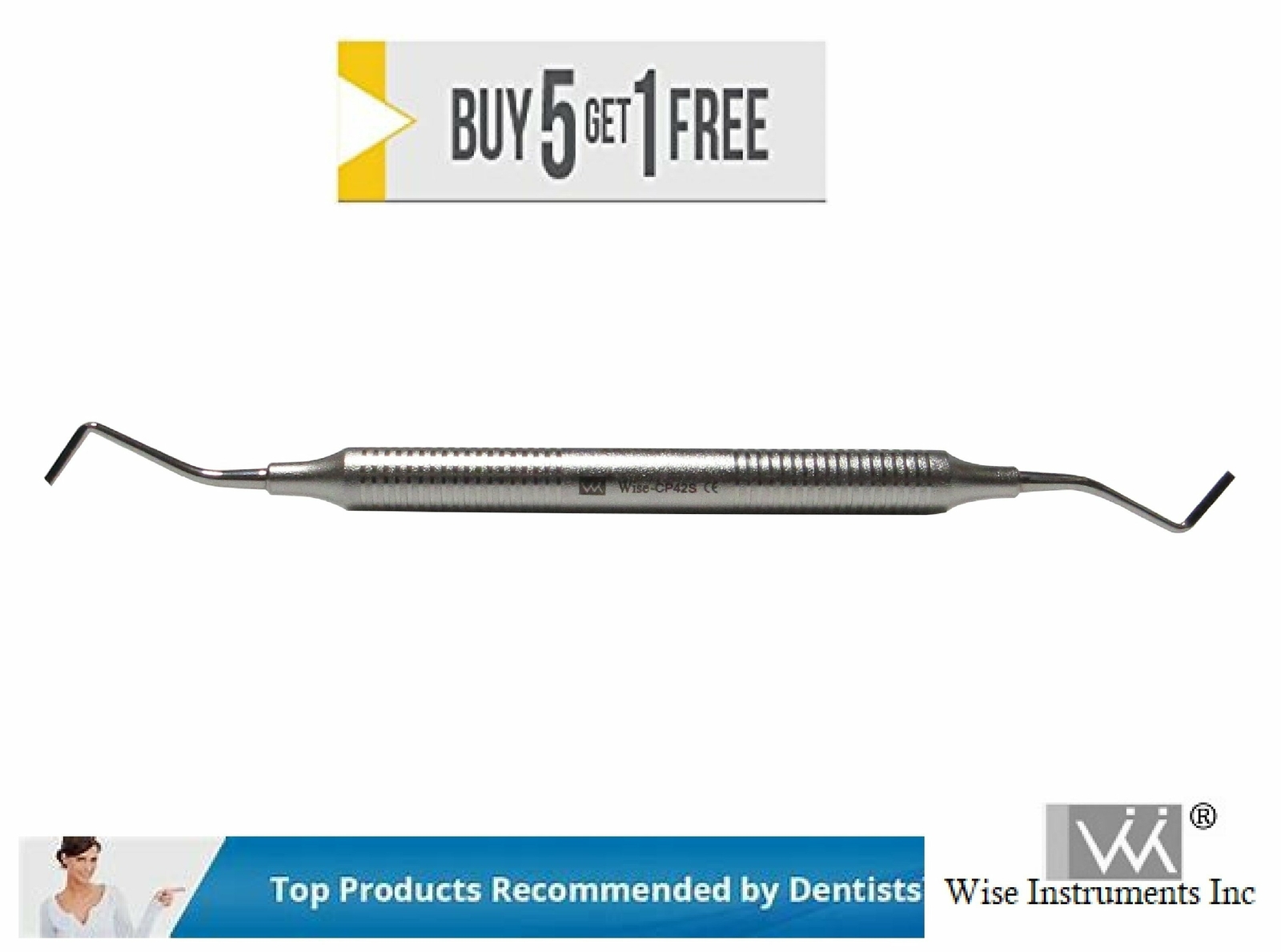 Dental Restorative Hatchets 42S Off-Angle Hatchet by Wise instruments