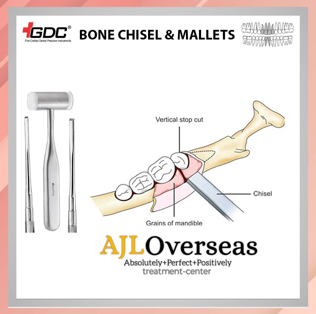 GDCAJLO Bone Chisel Mallet Mead-1 Size- 19cm Premium Quality 1pc Free Shipping