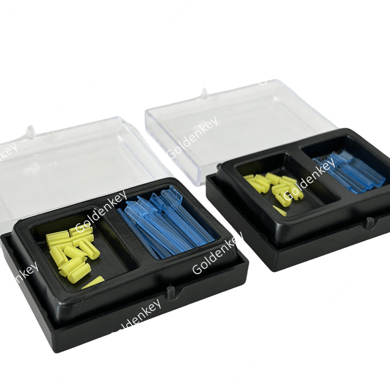 Dental Yellow Clips Overdenture Bar Attachment Retention Inserts Micro Hader