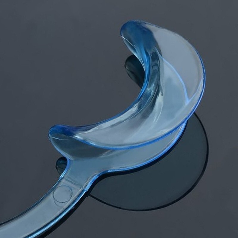 10Pcs Dental Intraoral Cheek Lip Retractor Mouth Opener C Type L/M/S Blue/Clear