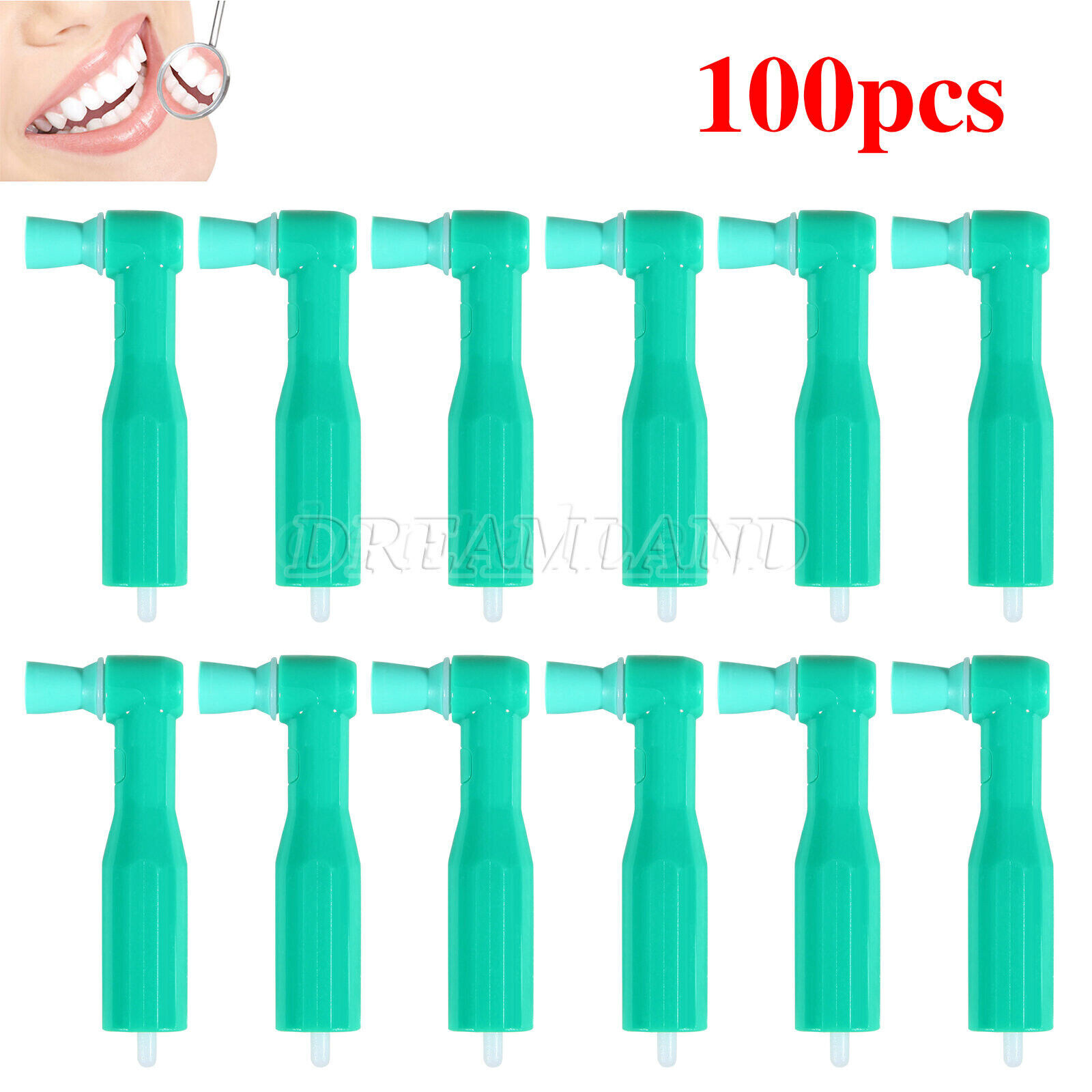 1-10 x Dental Hygiene Prophy Handpiece Air Motor 4Holes 4:1 Nose Cone 360°Swivel