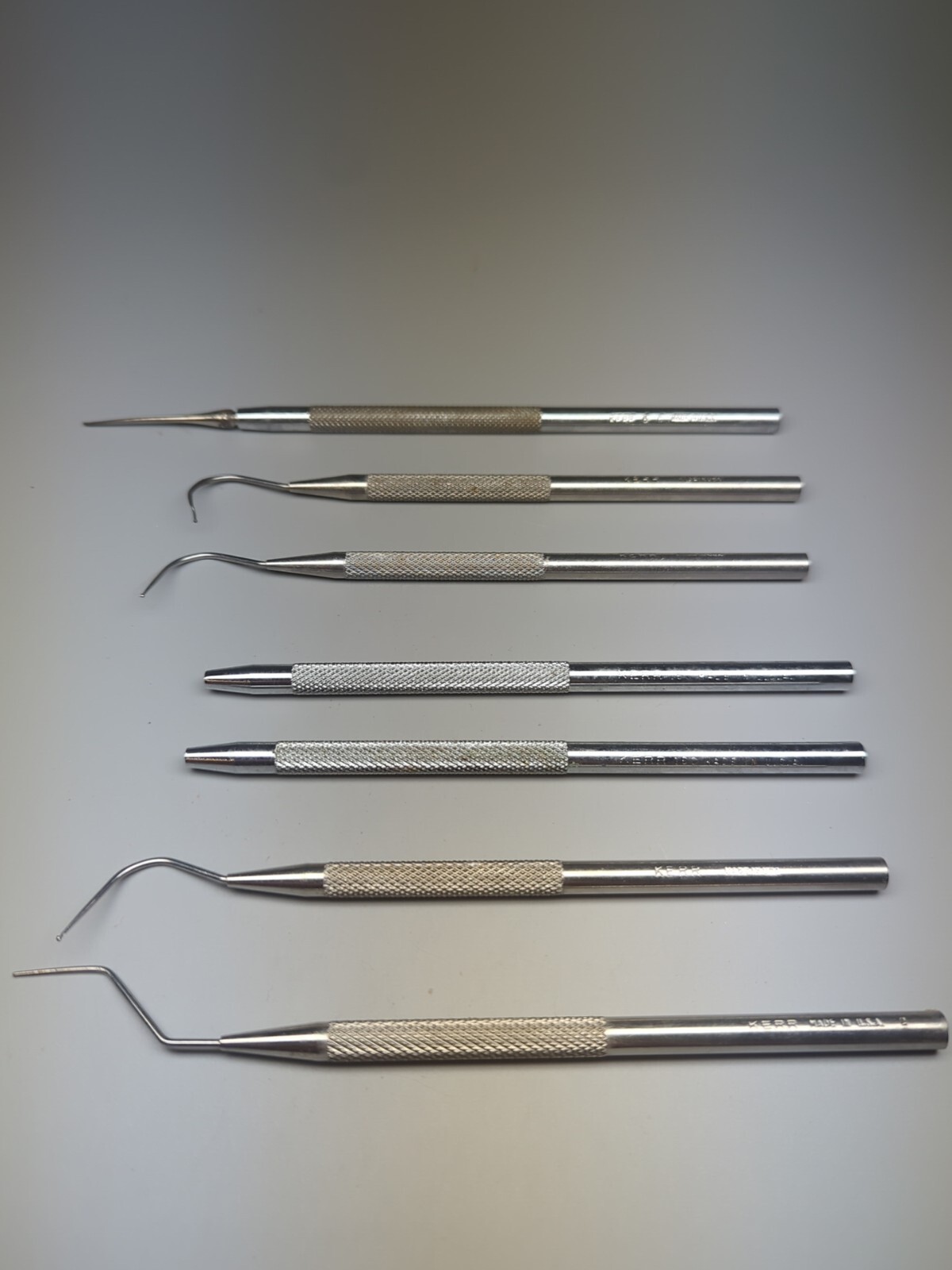 KERR Stainless USA Professional Kit 7 Dental Scaler Probe Pick Dentist Tools Set
