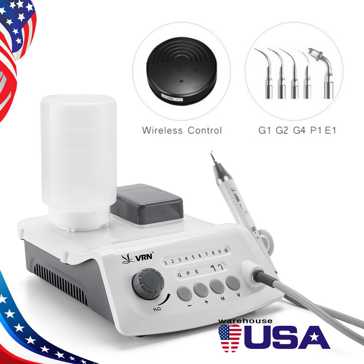 Dental LED Ultrasonic Piezo Scaler/Cordless Electric Hygiene Prophy Handpiece OR