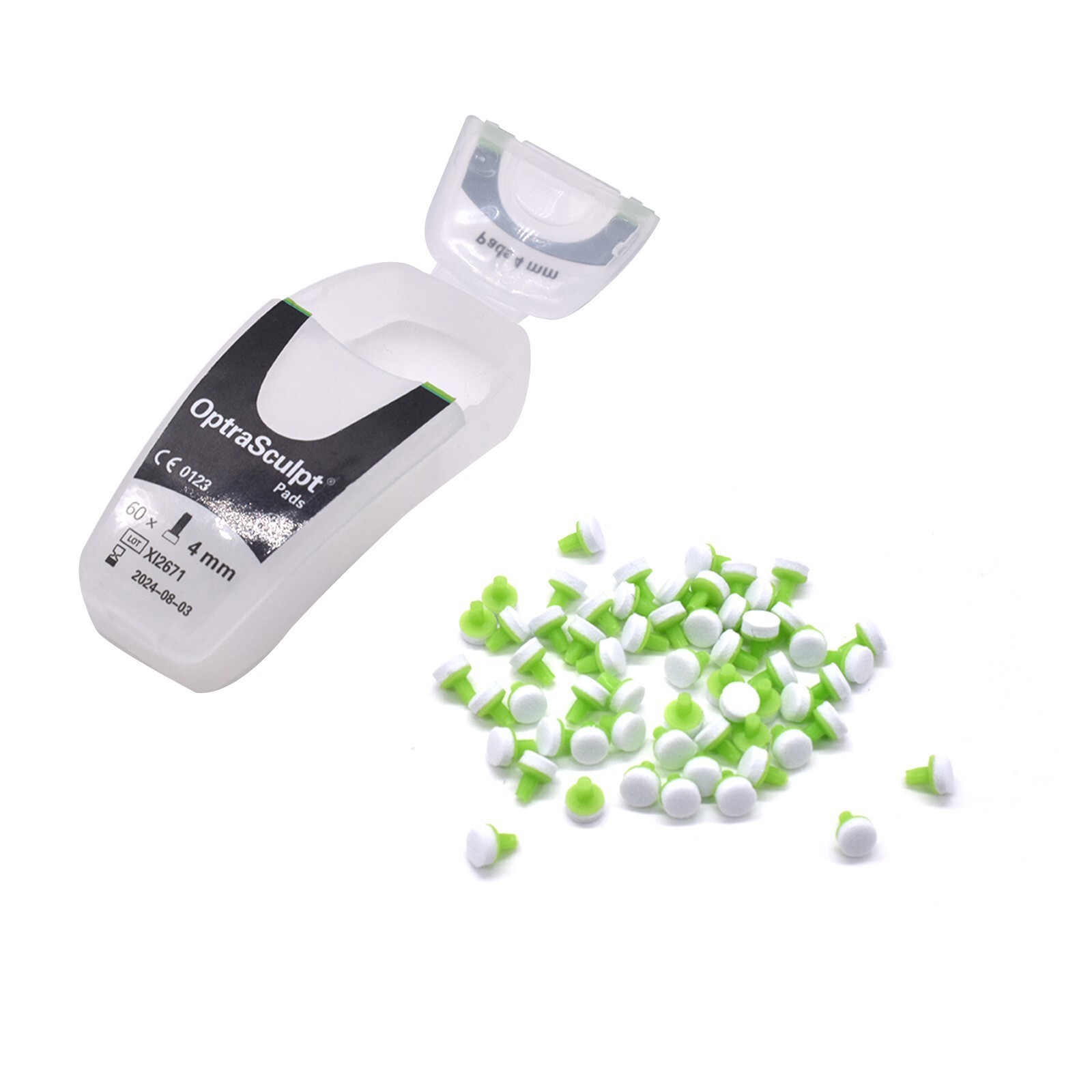 300Pcs Dental Foam Pads 4mm Curing Light Composite Resin Veneer Pads OptraSculpt