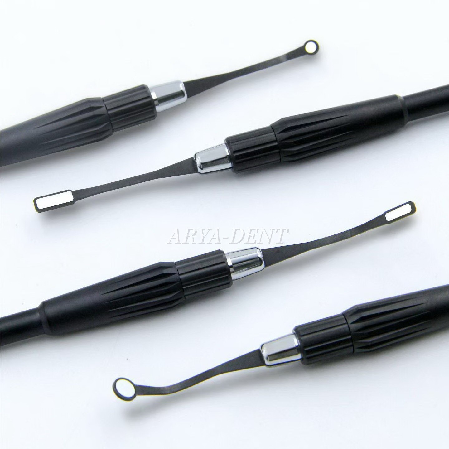 Dental Micro Mouth Mirror Reflector Detachable Handle Flexible Odontoscope Set