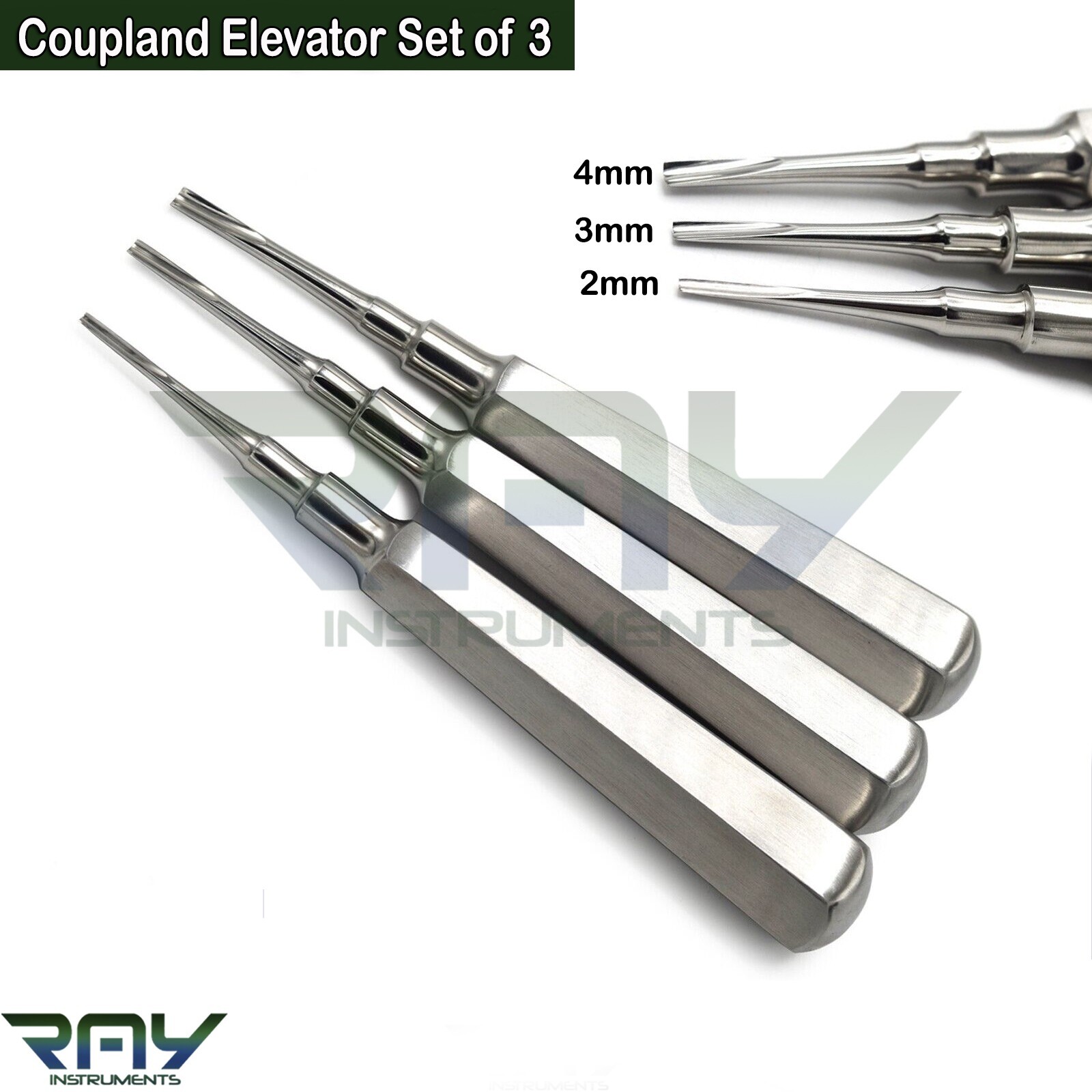 Dental Oral Surgery Kit Tooth Extracting Extraction Elevators Scissor Forceps