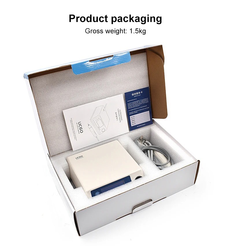 Dental Ultrasonic Carving Knife UC60 Electric Frequency Engraving Cutting Blade