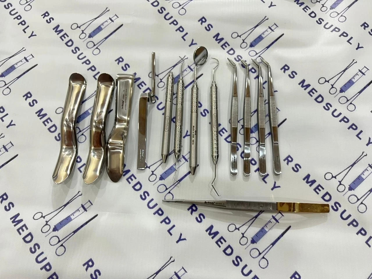 Hu Friedy Dental Exmination Instruments Lot Of 13 PCS
