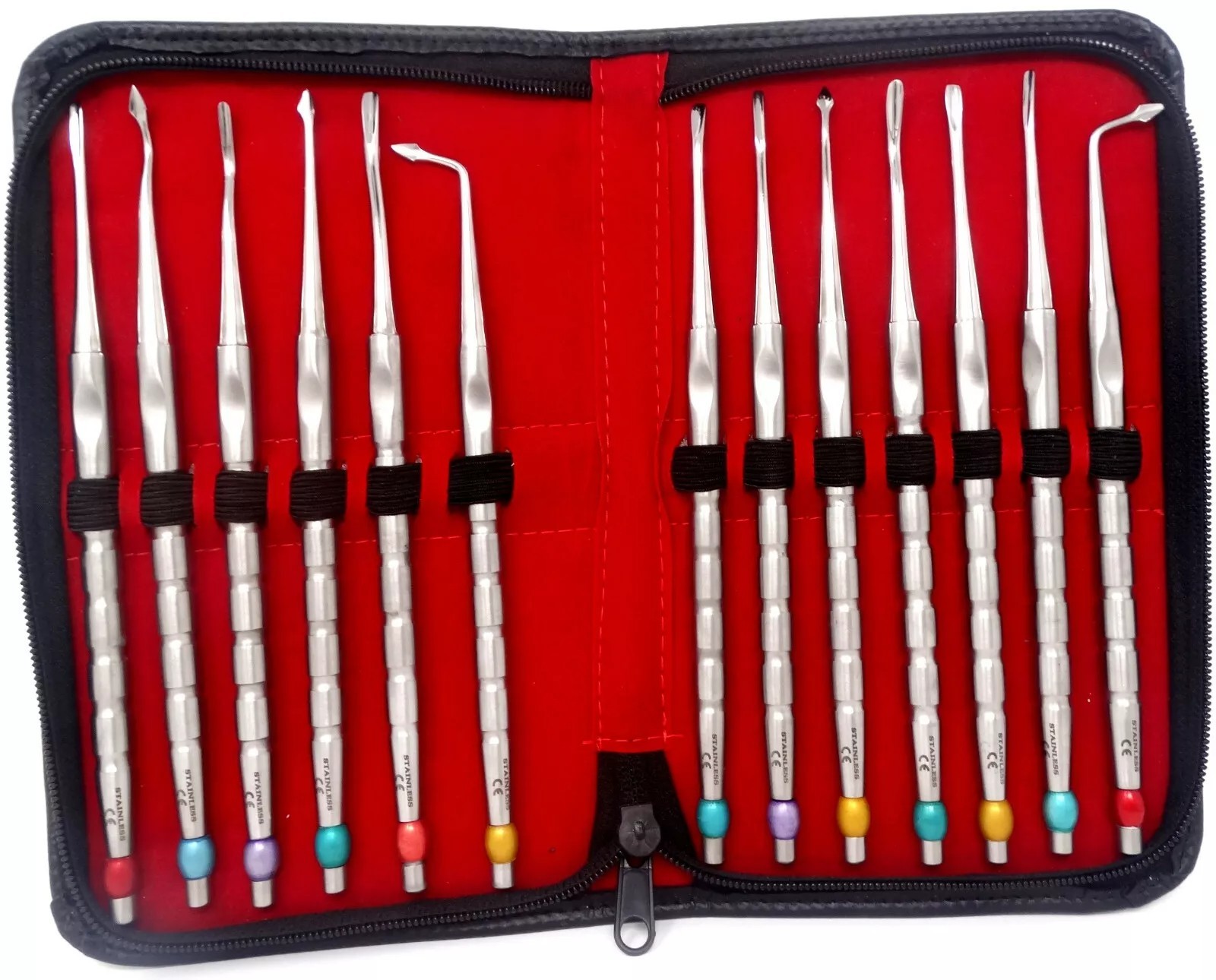 Dental PDL Periotome Proximators Luxating Elevators Root Tip Extracting 13 PCS