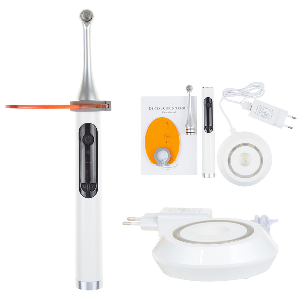 Dental Cordless Blue-violet LED Curing Light One Second Resin Cure Lamp+4 Models