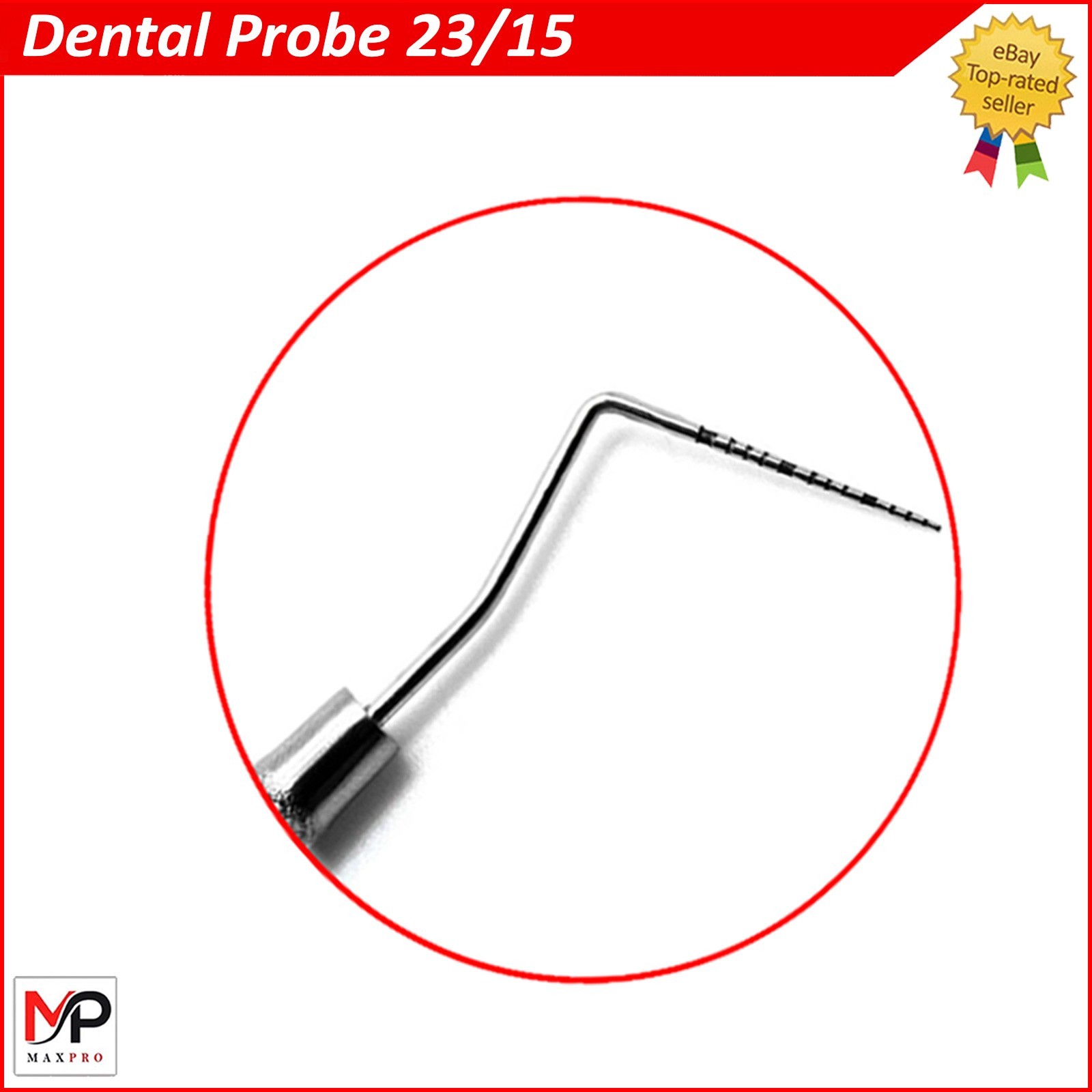 Dental Perio Explorer 23 Probe UNC 15 Color Marking Diagnostic Double Ended Tool