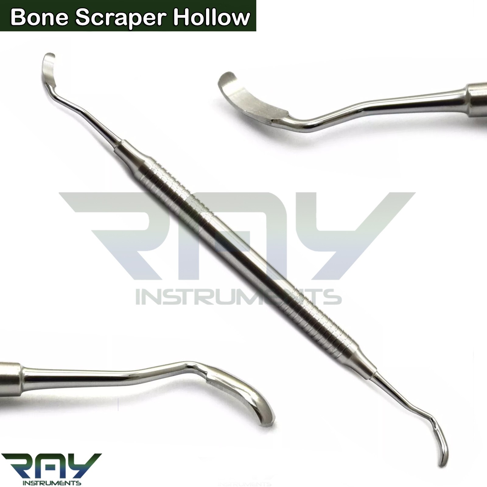 Dental Bone Grafting Instruments Palti Bone Spoon Graft Packer Compactor Syringe