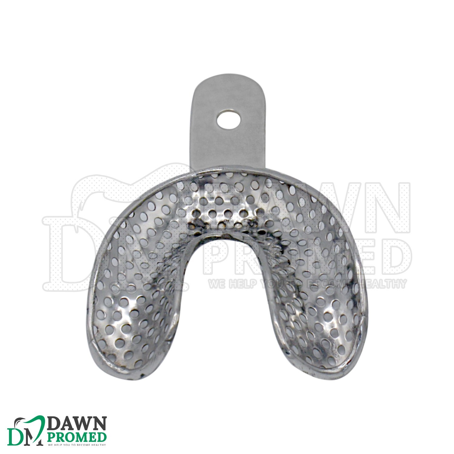 2 Pcs Small Perforated Impression Trays Upper & Lower Edentulous German Grade