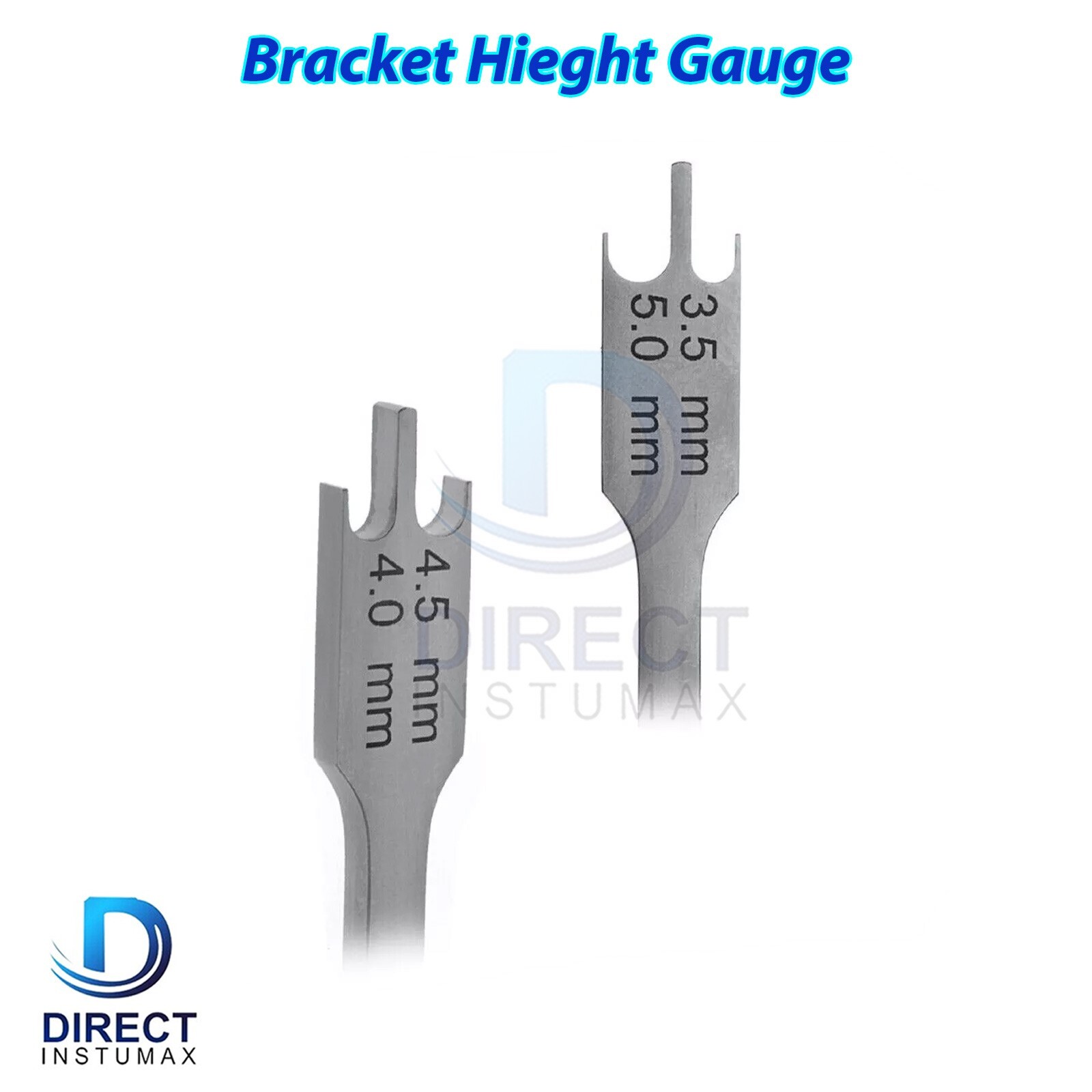 Dental Ortho Bracket Height Gauge Dental Instruments Brace Locator Positioner