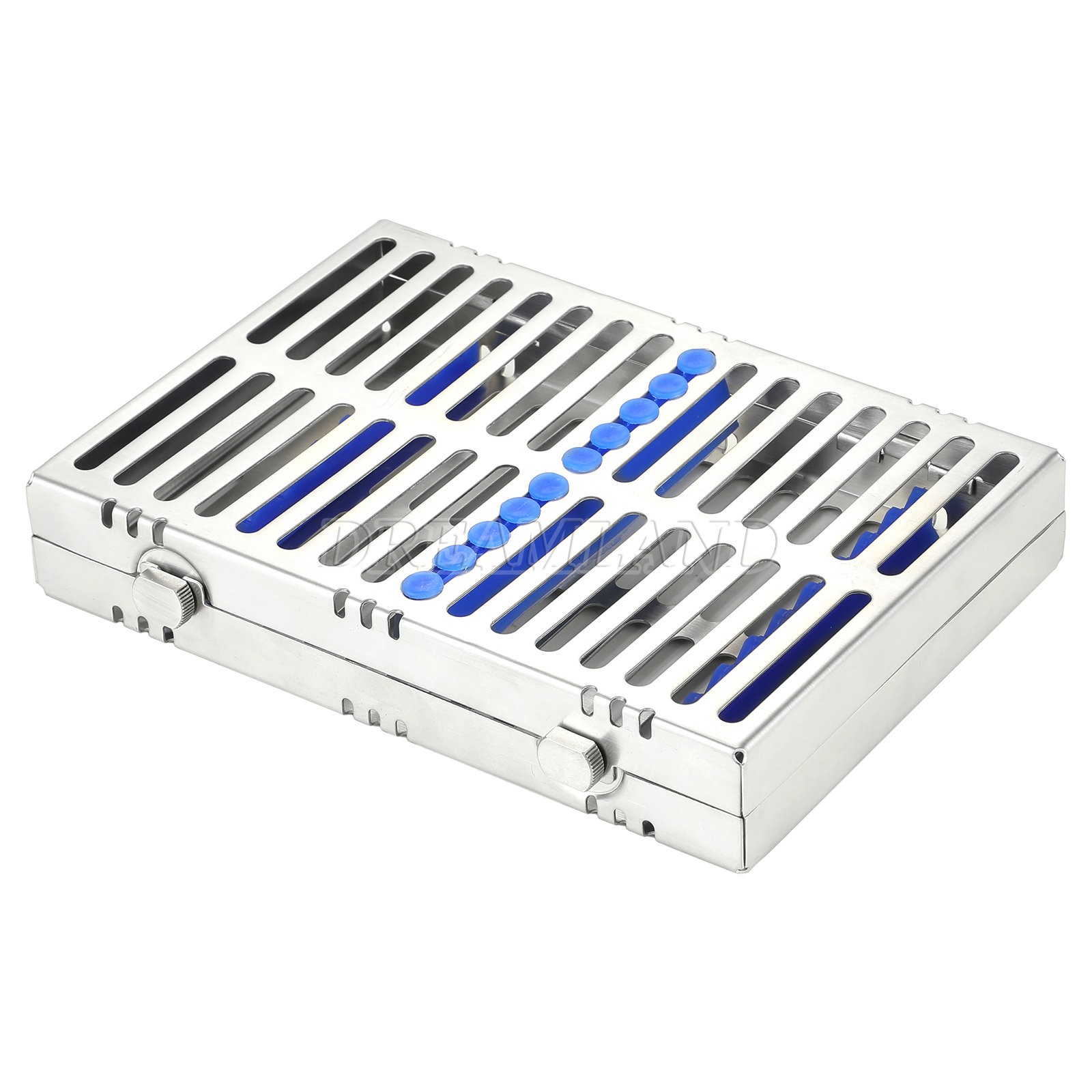 DENTAL AUTOCLAVE STERILIZATION CASSETTE RACK BOX TRAY FOR 10 INSTRUMENTS