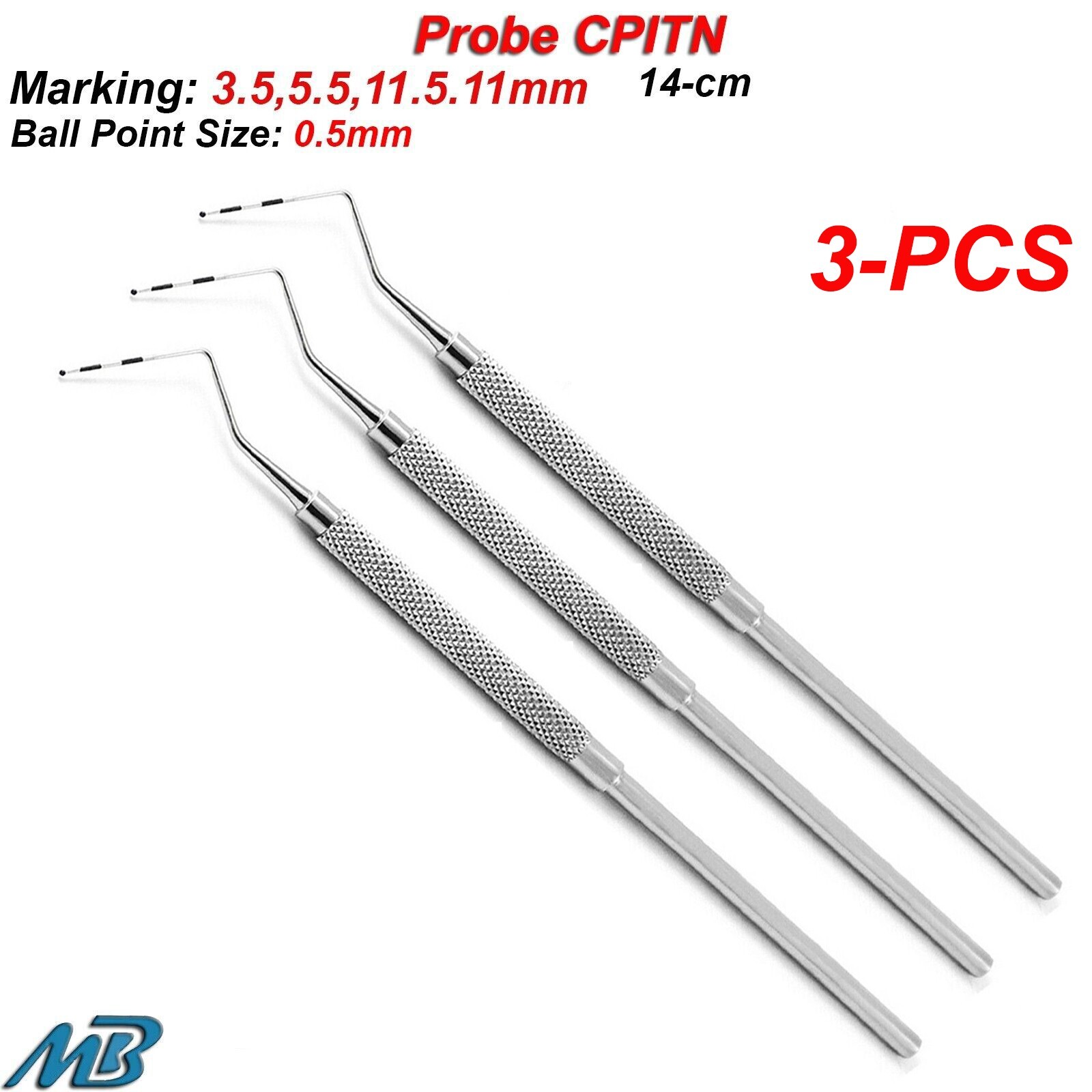 Periodontal Examination CPITN Color Coded Marking Probes Screening Laboratory CE