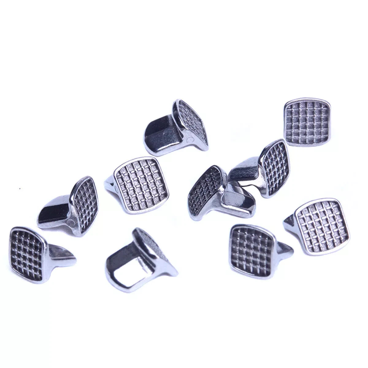 10 Pcs/Bag Orthodontic Dental Lingual Bondable Tongue Teeth Opener Hinge Button