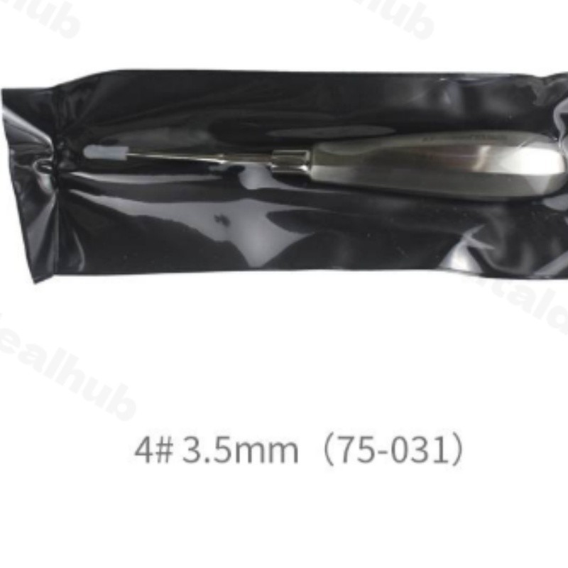 AR Dental Elevator Set 7Pcs Straight Round Tip 2.0-5.0mm Oral Surgery Instrument