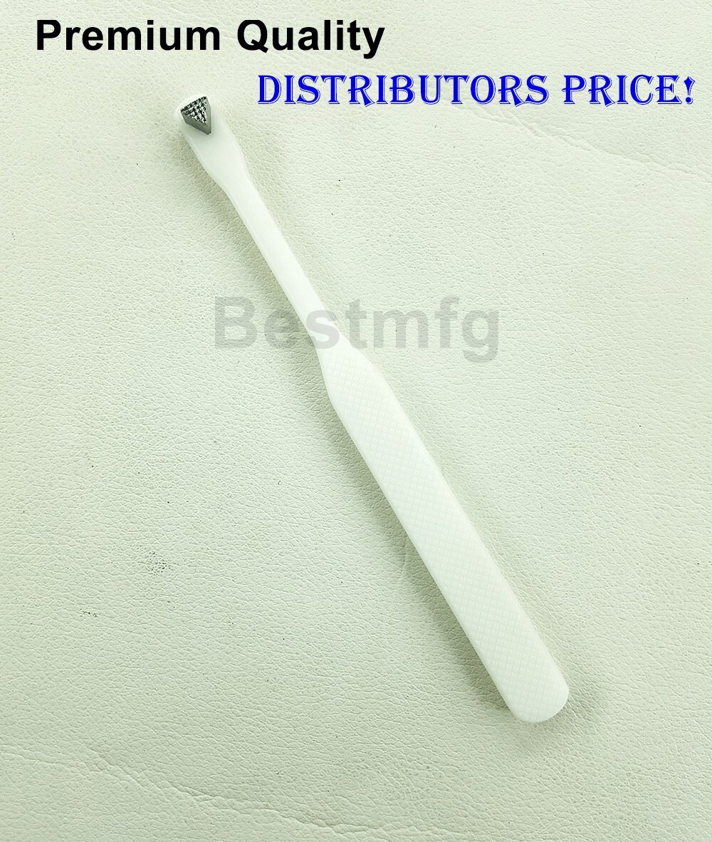 Dental Plastic Handle Molar Band Seater 145 Degree Autoclavable White Color