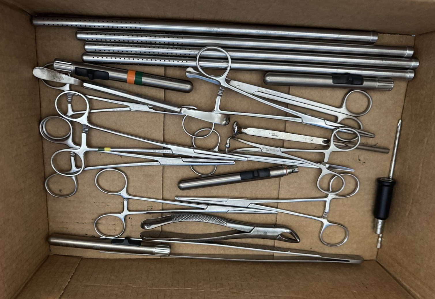 Assorted Medical / Dental Instruments Stainless Steel LARGE LOT Medical Surplus