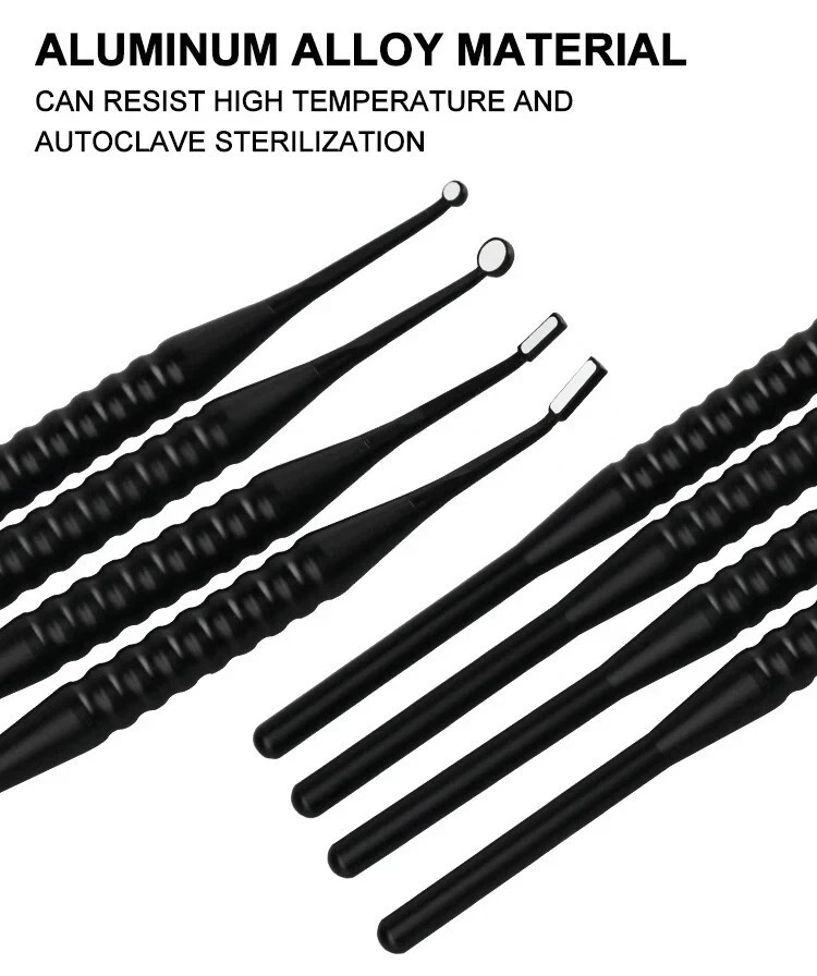 Dental Micro Mouth Mirror Sterilizable Reflector Odontoscope Detachable Handle