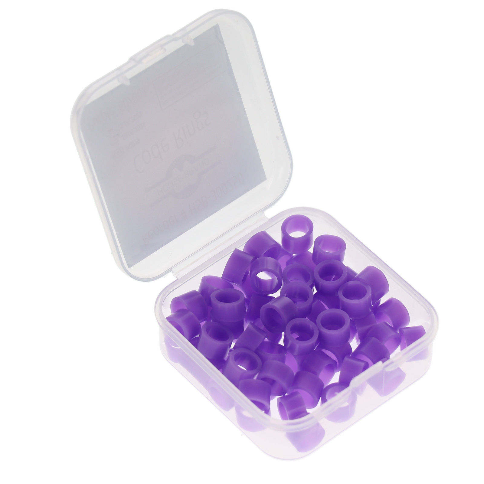 House Brand Dentistry 300250 HSB Instrument Code Rings Regular Purple 60/Pk