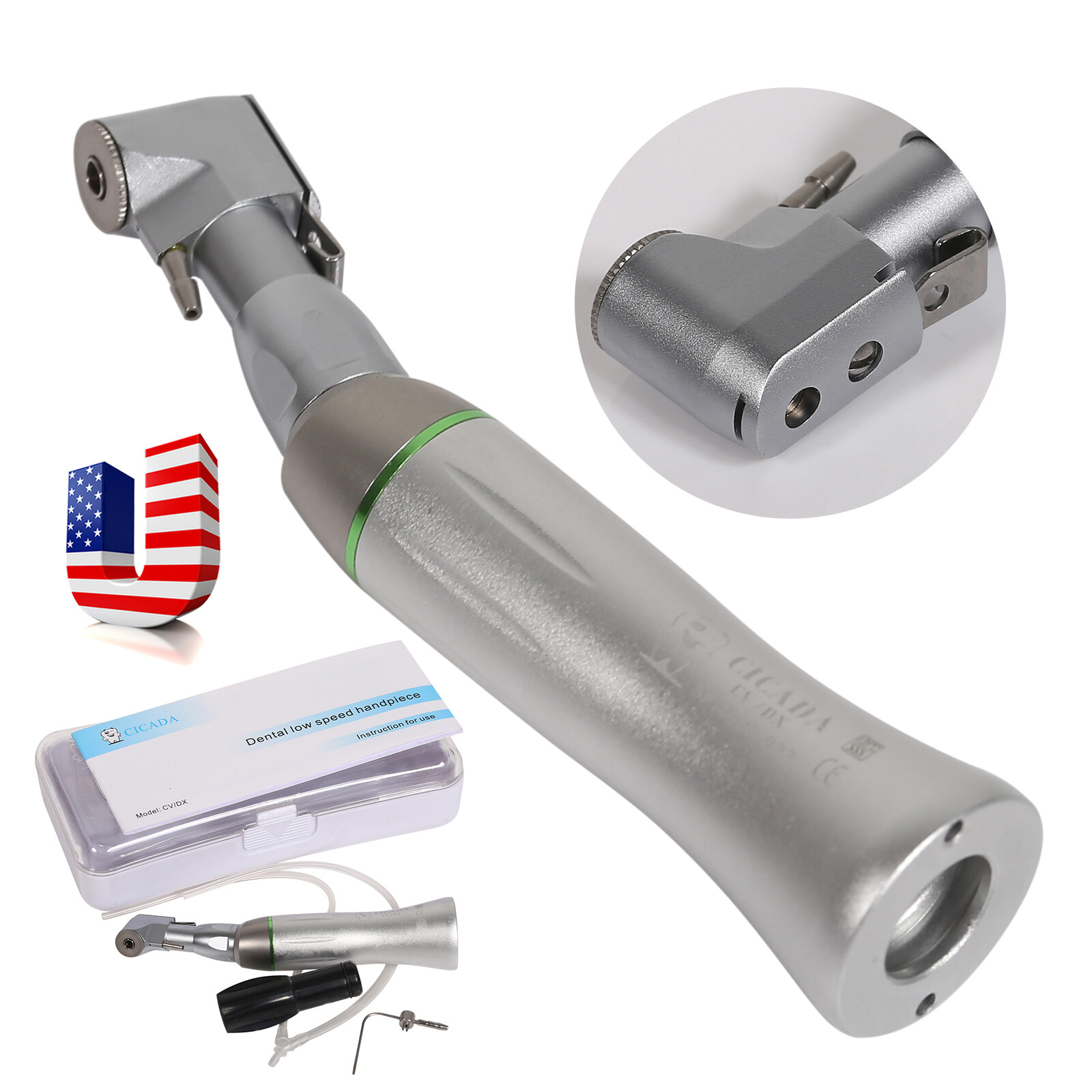 Dental Universal Implant Torque Wrench Driver 360° Rotate/ 20:1 Contra Angle NEW