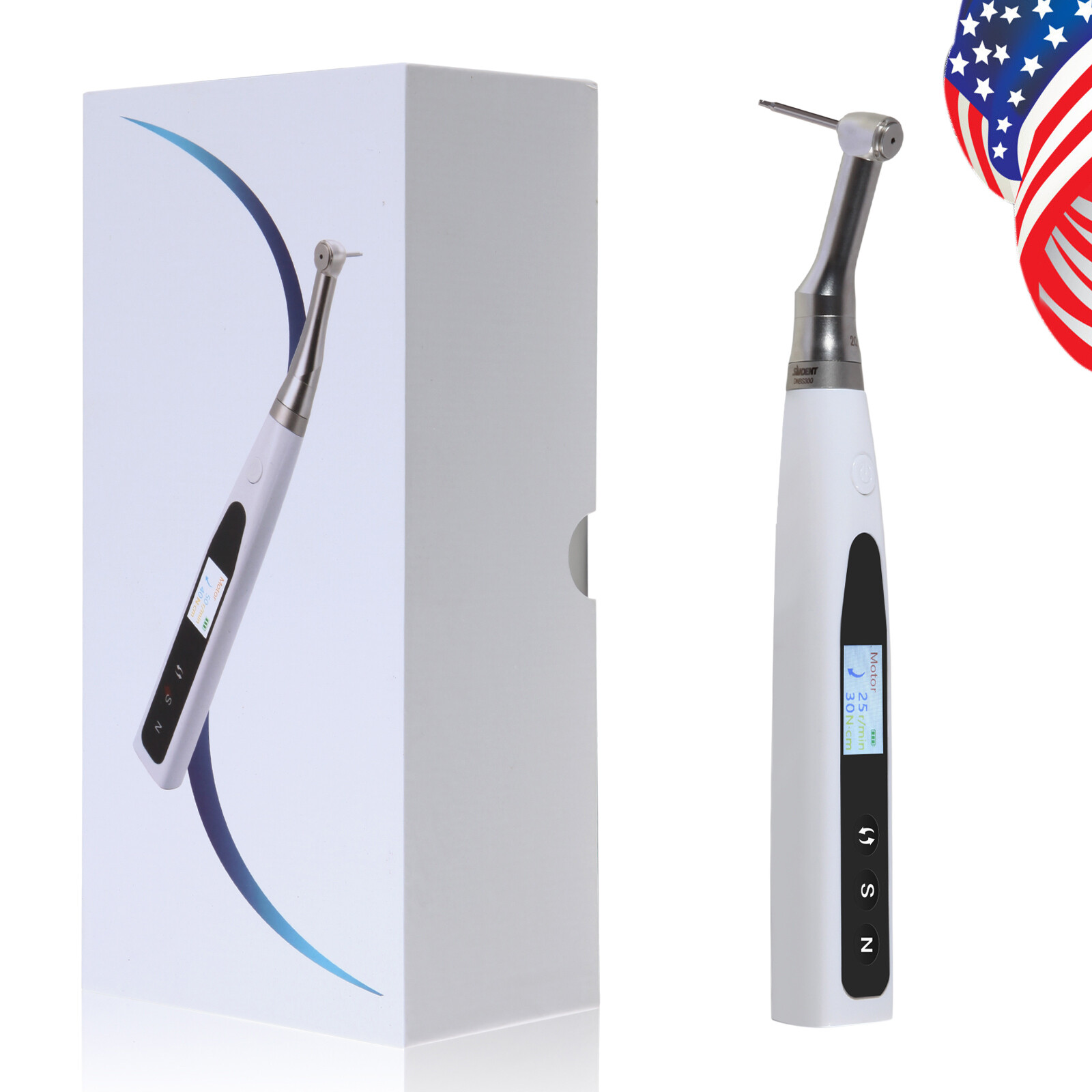 Dental 20:1 Wireless Universal Implant Torque Wrench Electric Driver Kit SANDENT