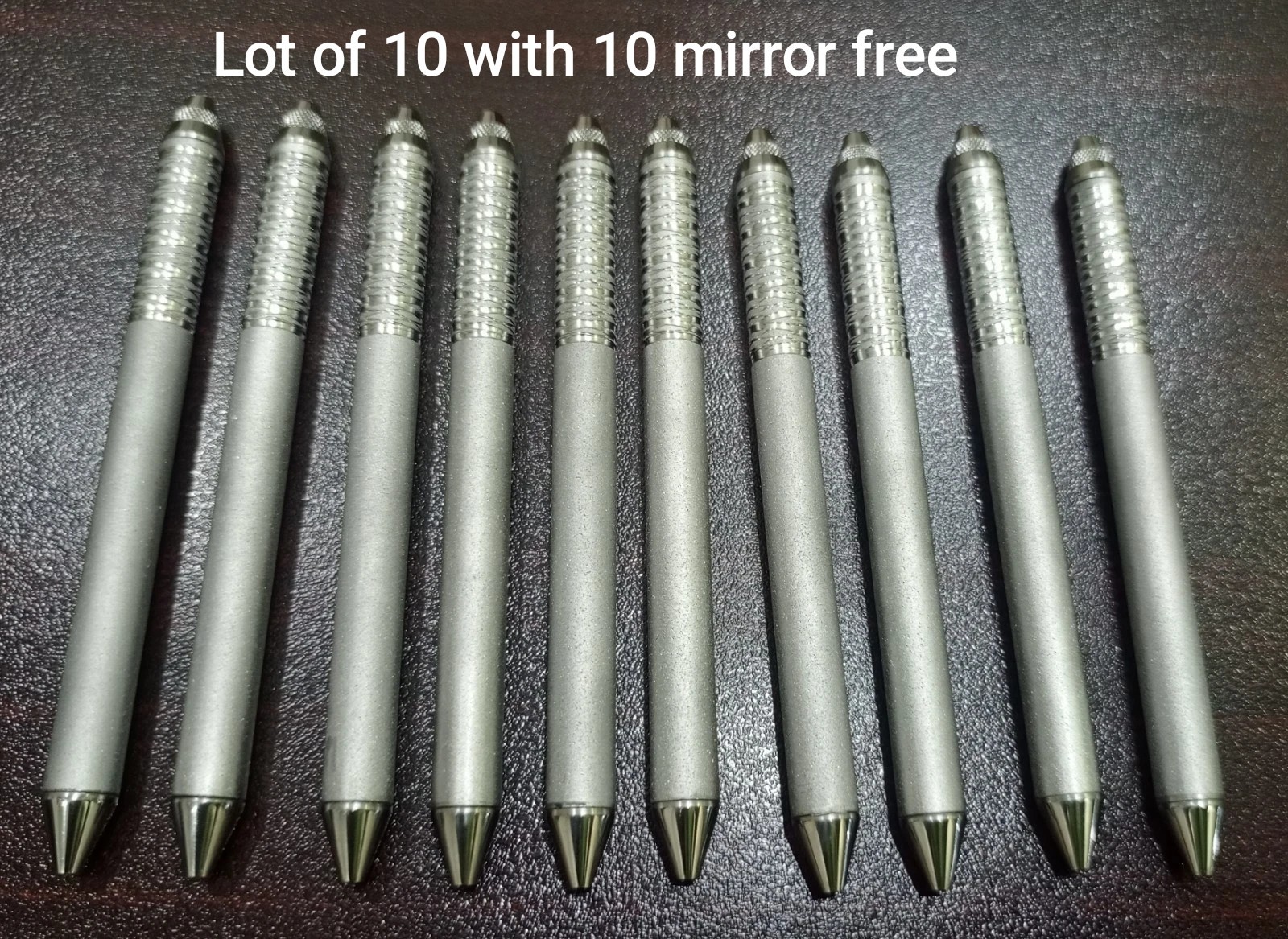 10 Hu Friedy Compatible Dental Mirror Handles MH6 With Cone Socket Mirrors #5