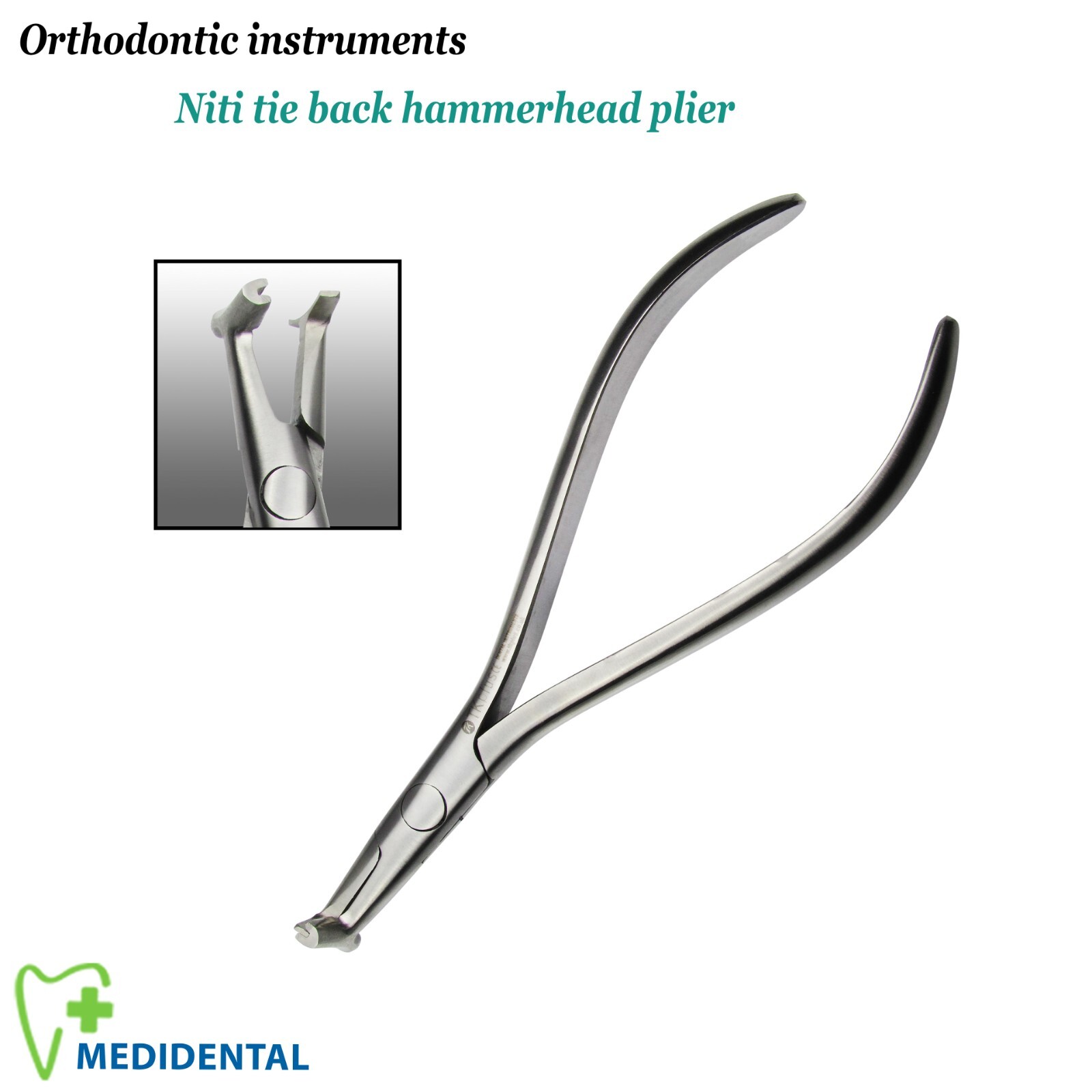 Dental Instruments Orthodontic Hammerhead tie back plier Niti Arch Wire Bending