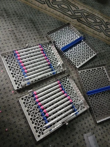 2x Hu Friedy Dental Hygiene Instruments Set of 10 PCs Cassette.