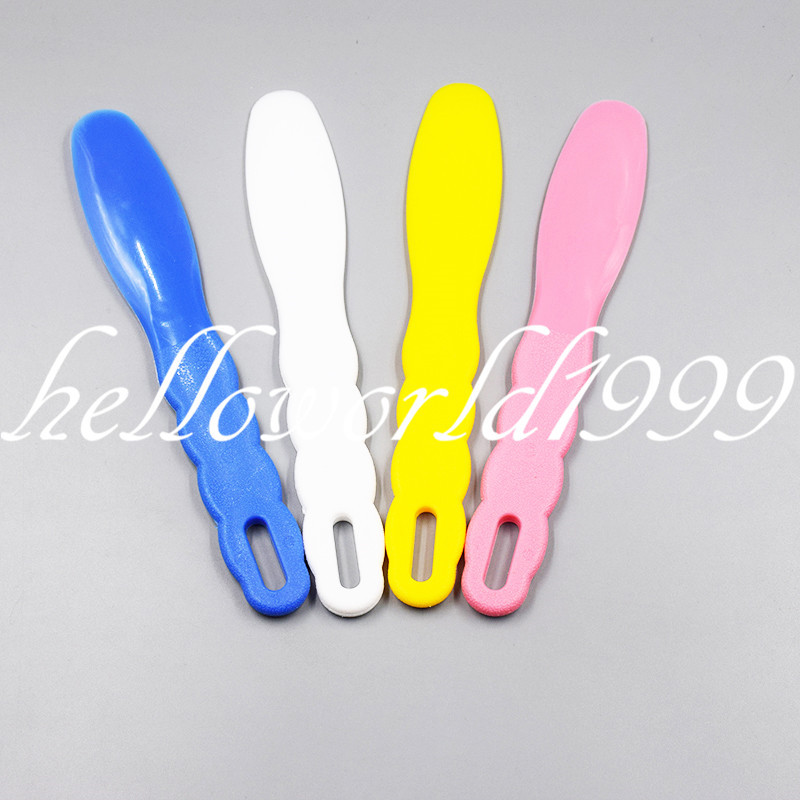 4 Pc Assorted Dental Lab Plastic Mixing Spatula For Impression Material Alginate