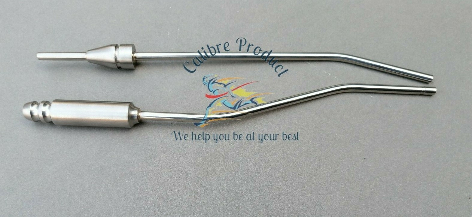 Saliva Ejectors Suction Short Hand Piece Set of 2 Dental Oral Instruments