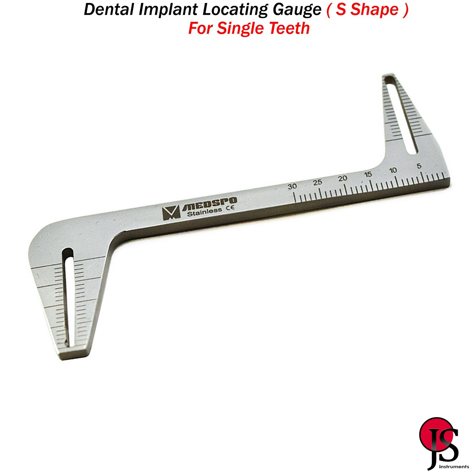 Dental Implant Locating Guide Surgical Positioning Locator Ruler Gauge