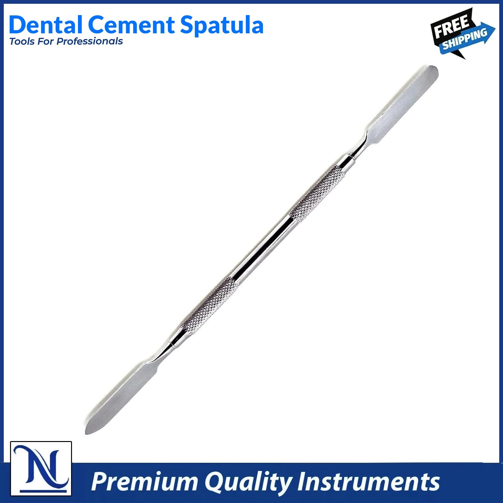 Dental Cement Spatula – Stainless Steel Mixing & Placement Tool for Restorative