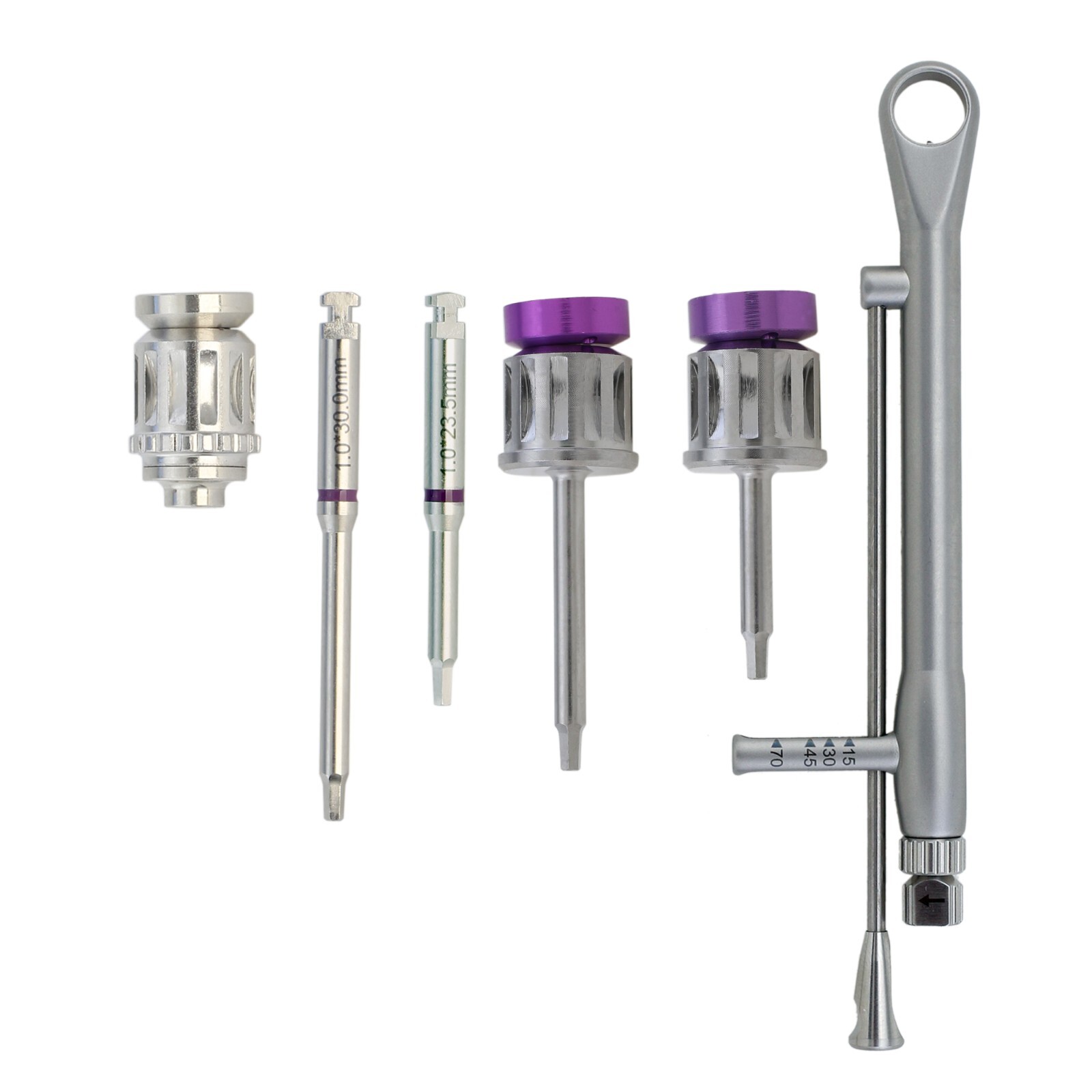 Dental Implant Screwdriver Torque Wrench Kit Ankylos Driver HEX 1.0 Manual Latch