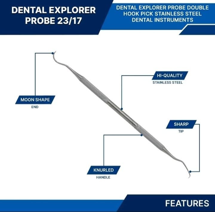 45 Instruments Basic Dental Set Mirror Explorer College Plier Economy Grade