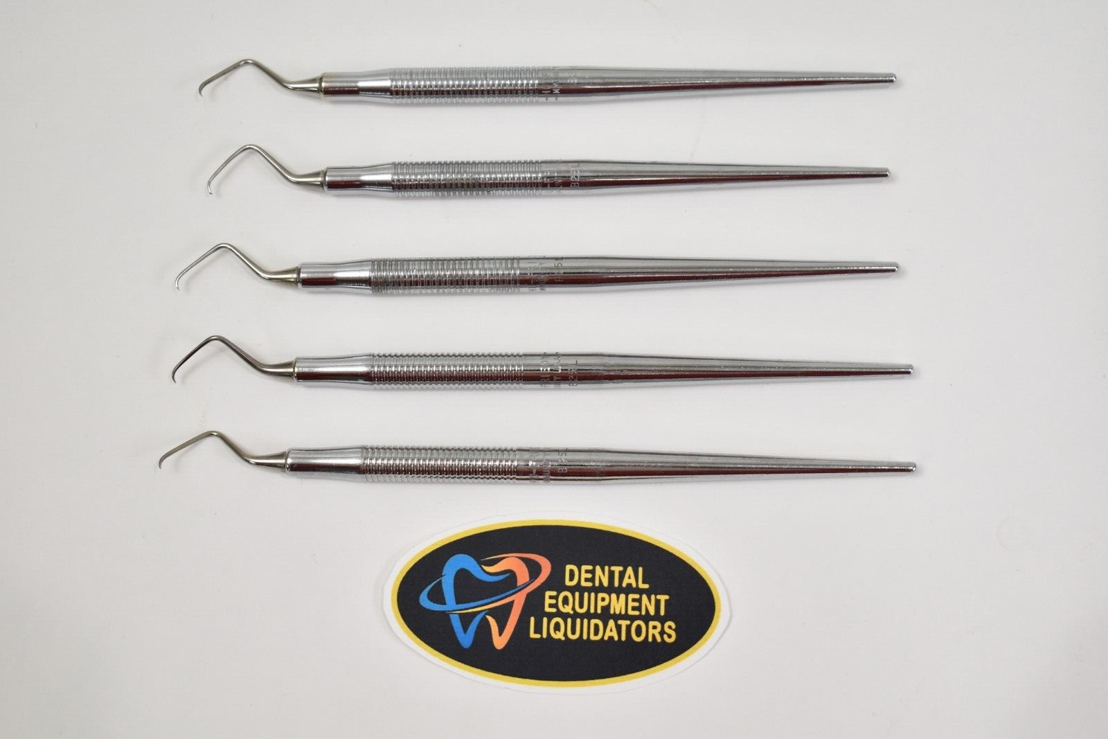 5 Genuine Hu-Friedy Dental Curettes B25L Single End EXCELLENT CONDITION