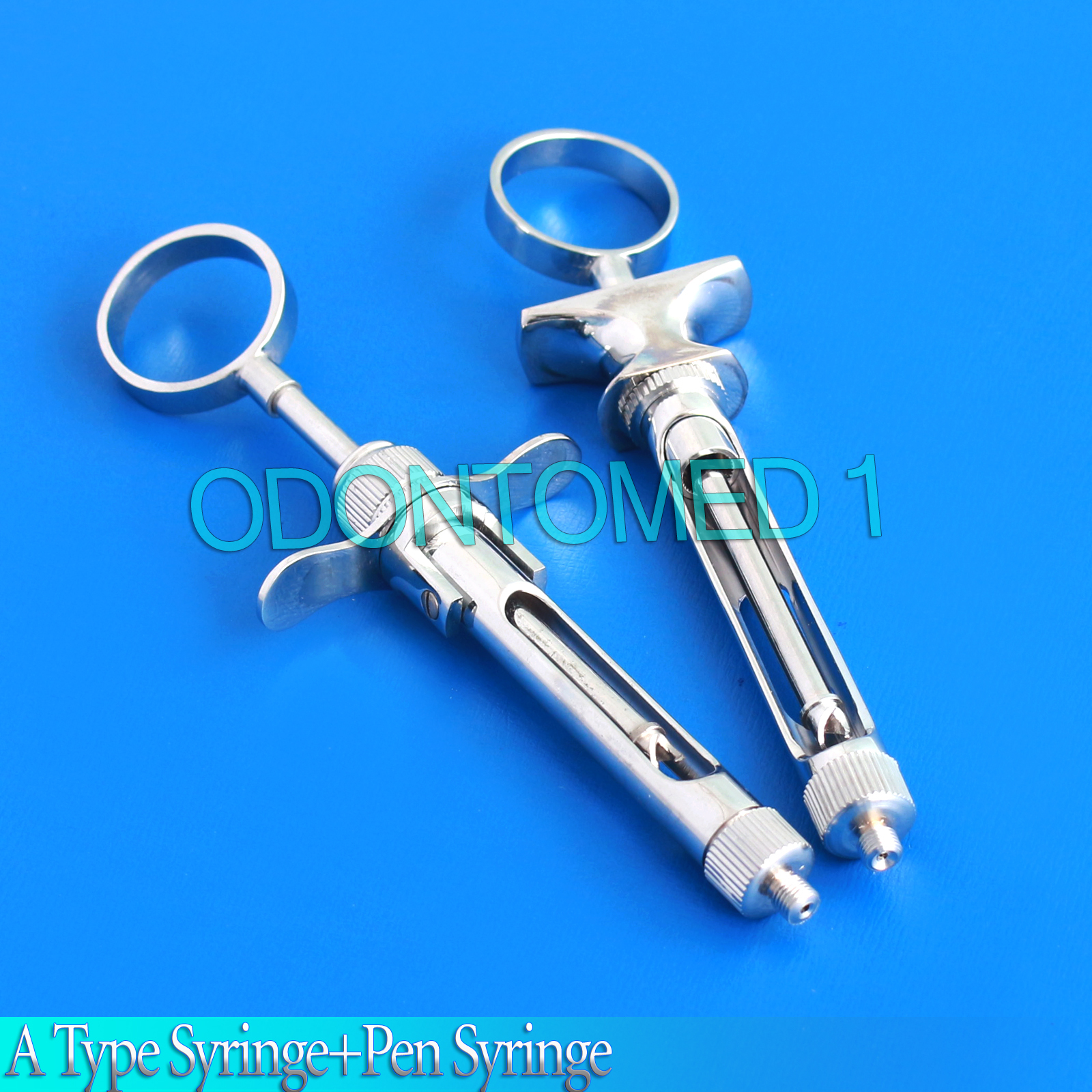 A Type Aspirating Syringe + Aspirating Breech Syringe Dental Instruments