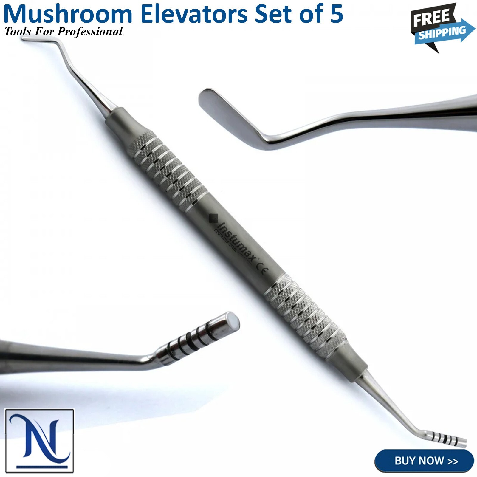 Dental Mushroom Elevators Sinus Lift Implant Oral Surgery Graft Periosteal Set