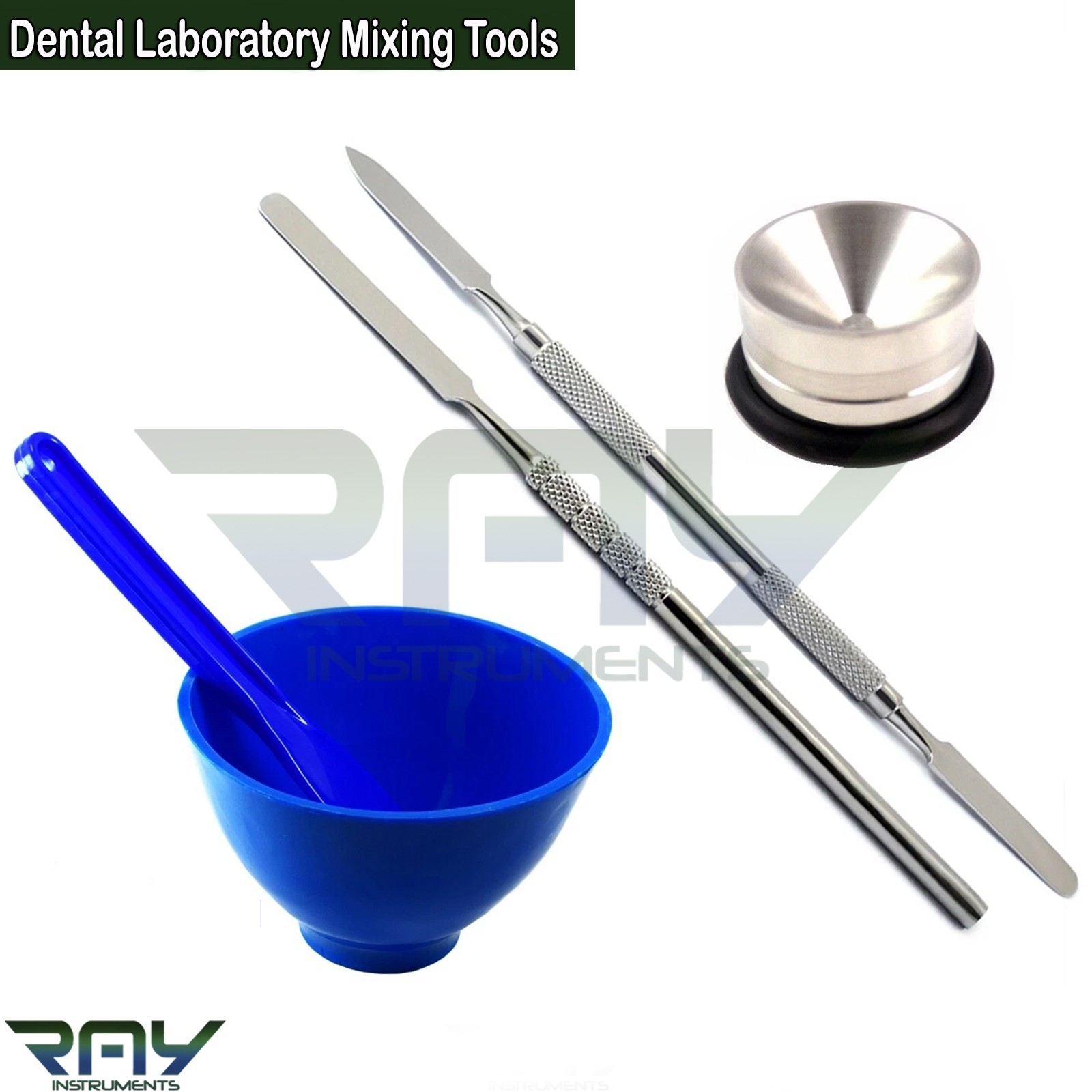 Dental Laboratory Cement Spatula Mixing Bowl Restorative Dentist Instruments