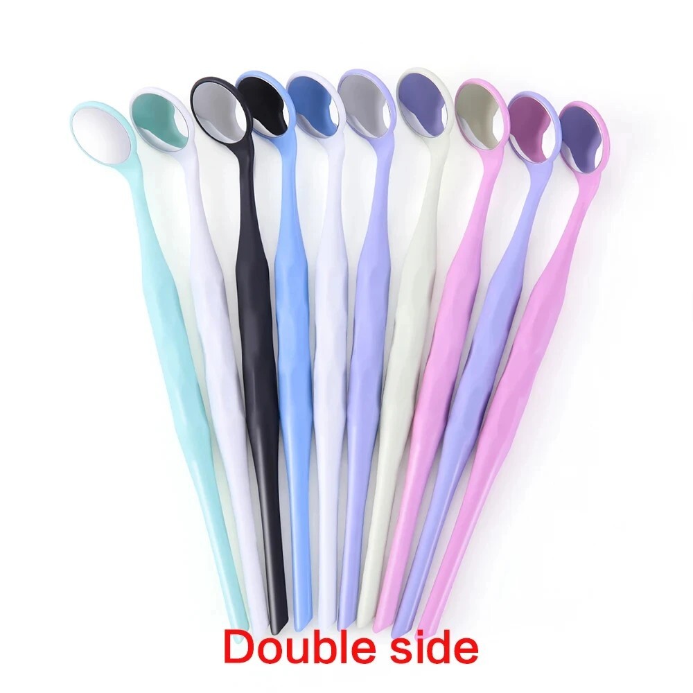 10x Dental Anti-fog Mouth Mirror Single/Double Sided Oral Exam Reflector Mirrors